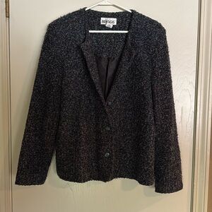 Briggs bouclé blazer, sz Lg